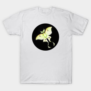 Luna Moth Circle T-Shirt